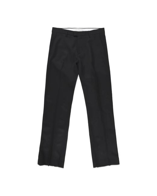 Philippe Model Black Straight Trousers for men