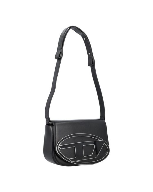 DIESEL Black Shoulder Bags
