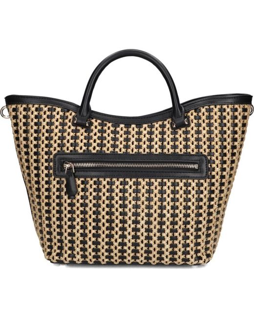 Guess Black Schwarze Atalia Tote Schultertasche