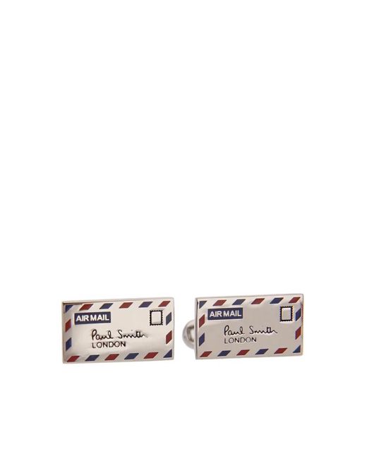 Paul Smith White Clips Bars for men