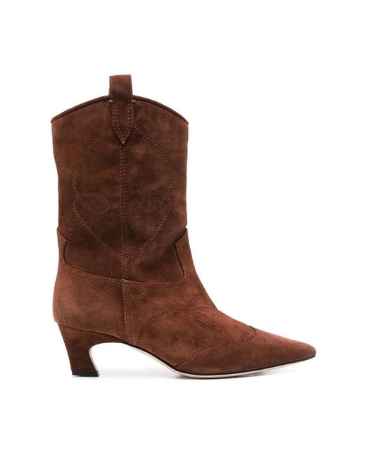 Ermanno Scervino Brown Cowboy Boots
