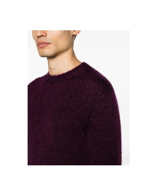 Massimo Alba Lila pullover u412 in Purple für Herren