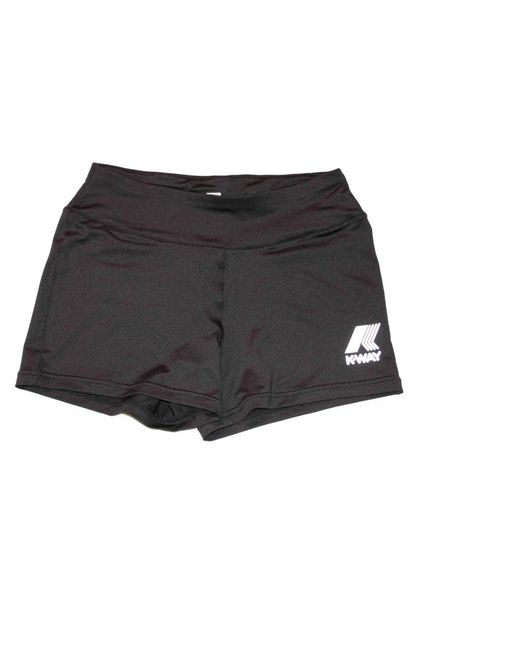 K-Way Black Short Shorts for men