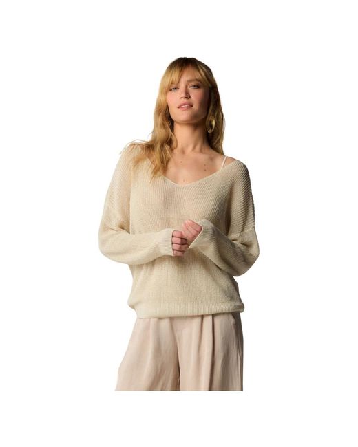 V-Neck Knitwear Kocca en coloris Natural