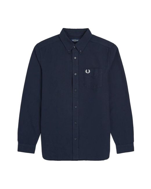 Fred Perry Casual Shirts in het Blue voor heren