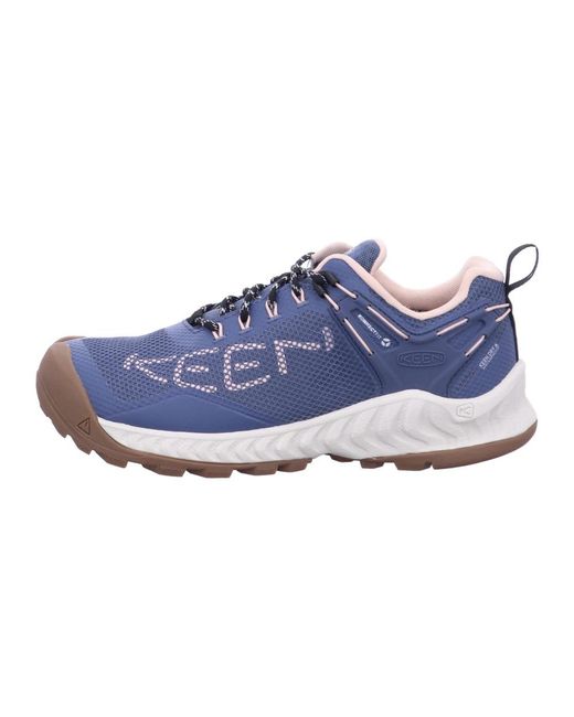 Keen Waterproof Lace-Up Shoe Nxis Evo in het Blue