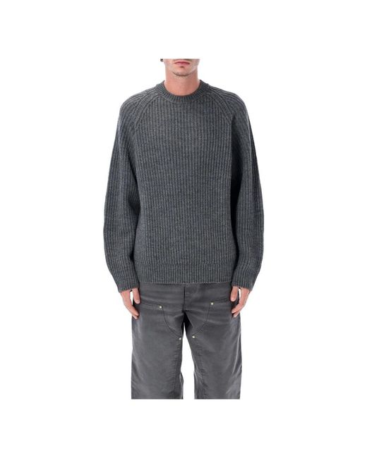 Carhartt Gray Round-Neck Knitwear for men