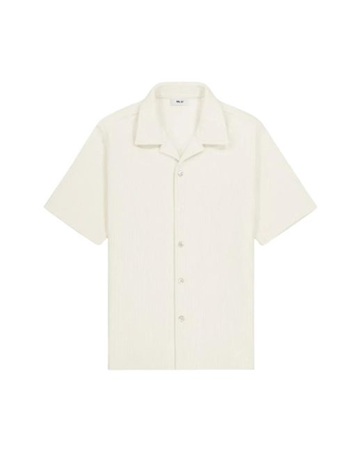 NN07 White Short Sleeve Shirts for men