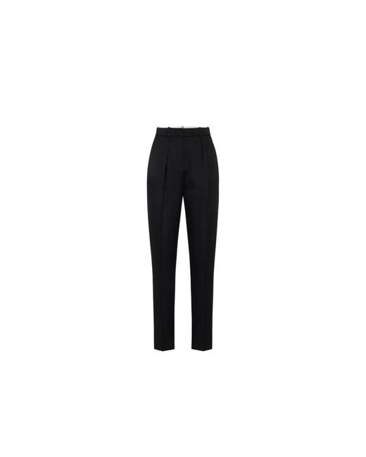 Elisabetta Franchi Black Tapered Trousers