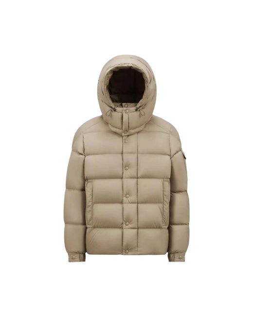 Moncler Down Jackets in het Natural voor heren