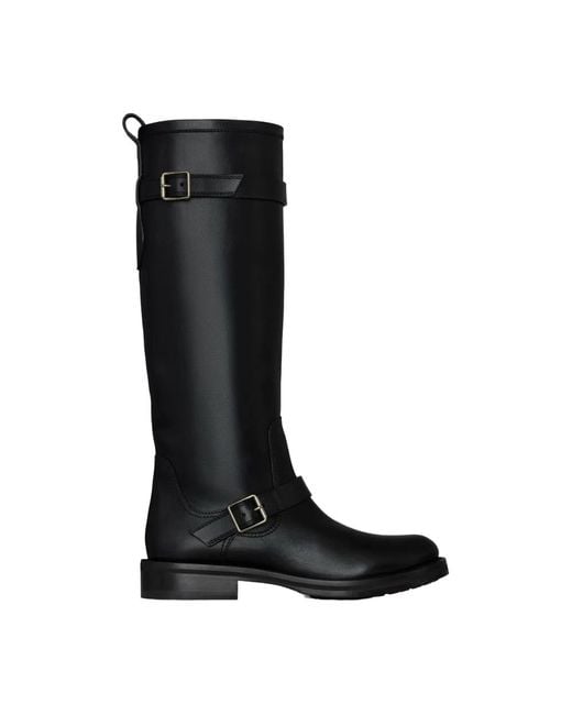 Saint Laurent Black High Boots