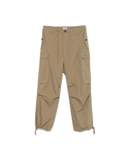 Wide Trousers P.A.R.O.S.H. de color Natural