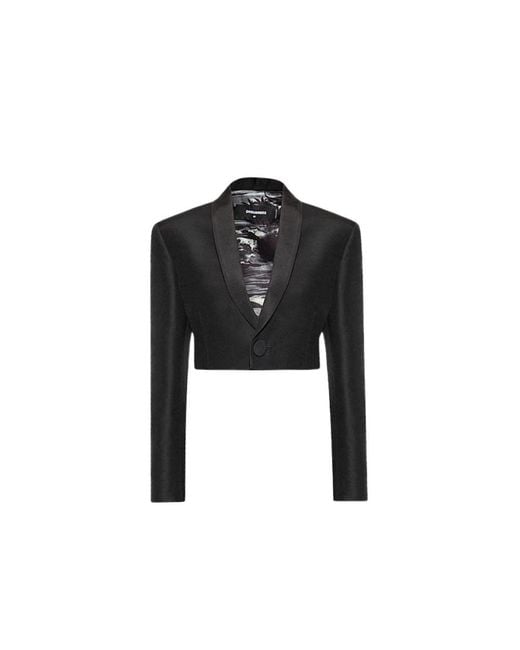 DSquared² Jassen ,Zwart ,Wol Wollen Blazer in het Black
