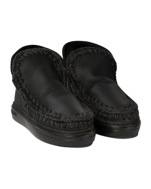 Mou Black Schwarze Damen Stiefeletten