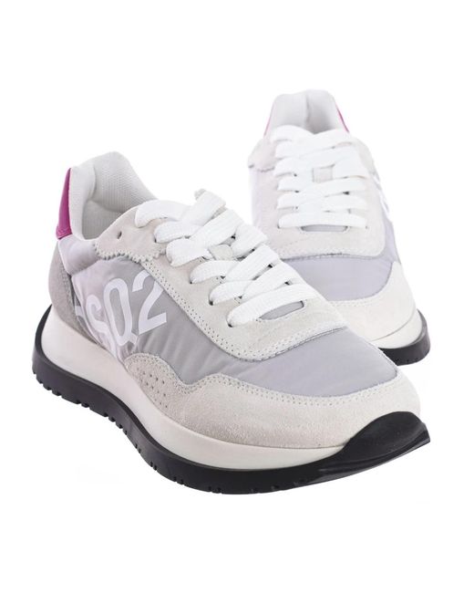 DSquared² White Laufsportschuhe Snw0212-01601681 Frau
