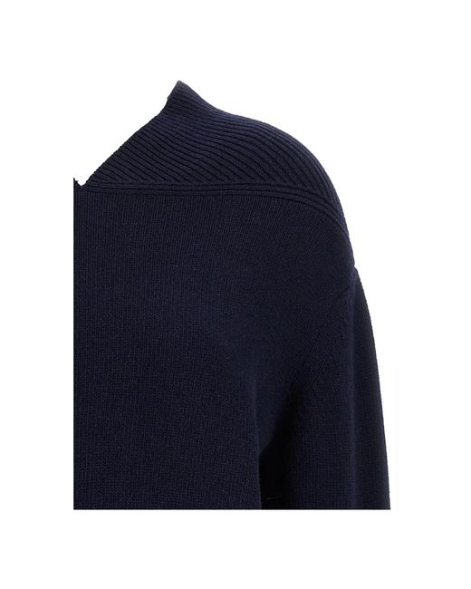 V-Neck Knitwear Victoria Beckham en coloris Blue