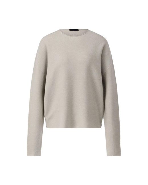 Round-Neck Knitwear di Drykorn in Gray