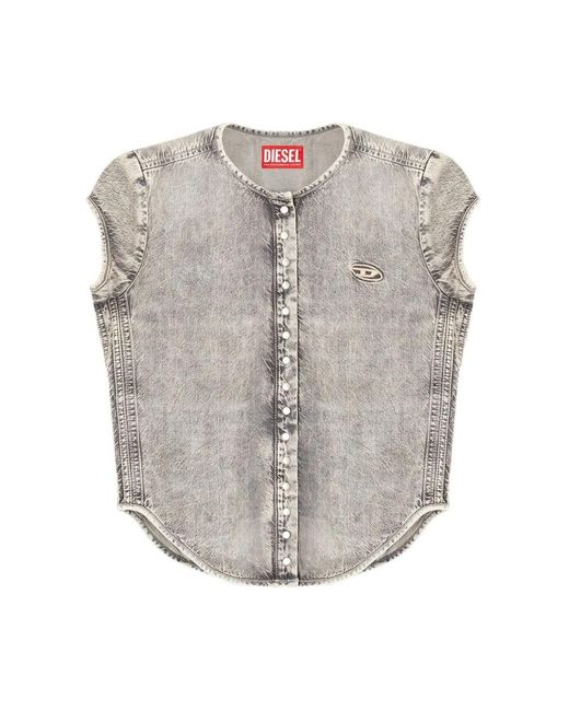 DIESEL Gray Blouses