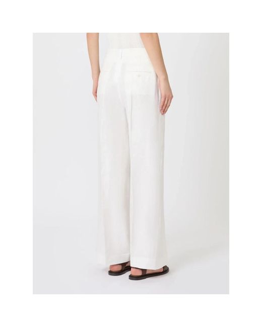 Weekend by Maxmara White Wide Trousers