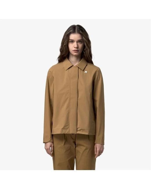 K-Way Brown Light Jackets