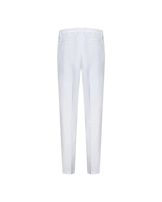 Boglioli White Suit Trousers for men