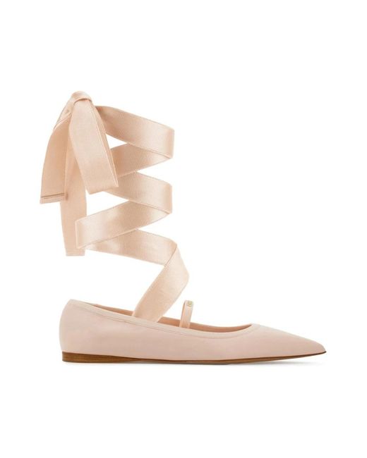 Ferragamo Natural Ballerina Shoes