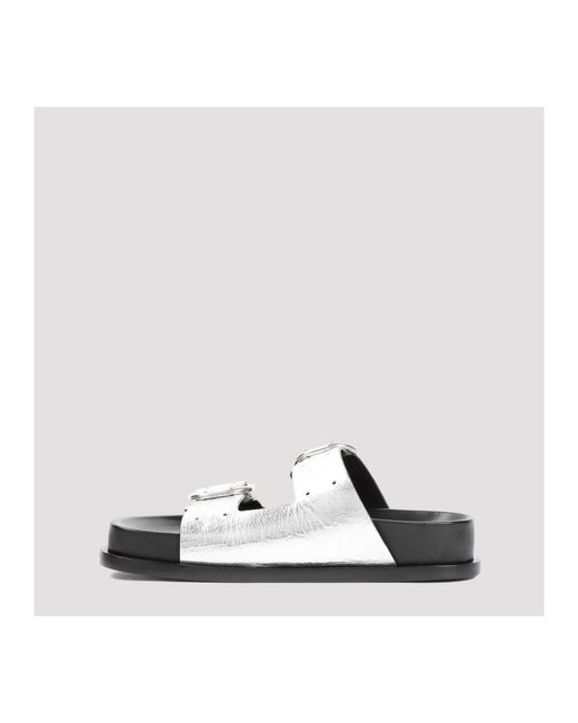 Jil Sander Gray Sliders