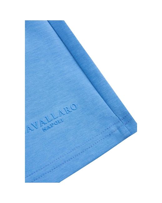 Cavallaro Napoli Blaues stilvolles hemd in Blue für Herren