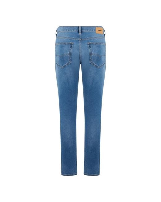 DIESEL Blue Skinny Fit Jeans for men