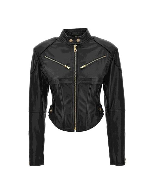 Versace Jeans Couture Black Mäntel