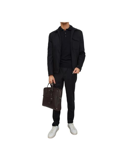 Corneliani Polo in het Black voor heren