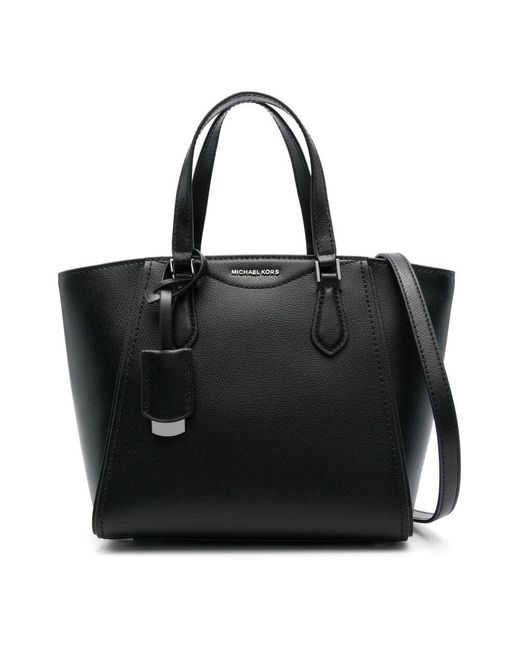 Michael Kors Black Taryn kleine leder-umhängetasche