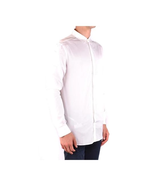 Balmain White Casual Shirts for men