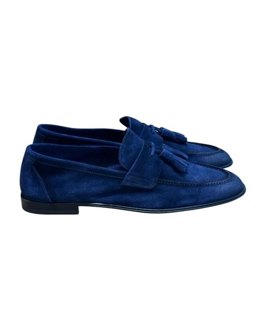 Corvari Blue Loafers for men