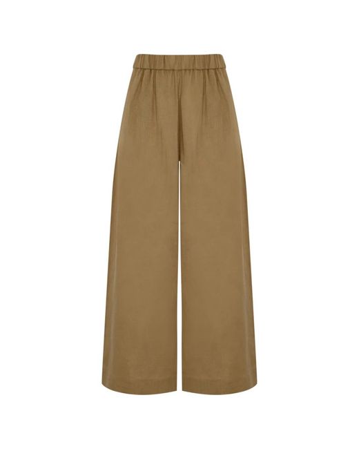 Max Mara Wide Trousers in het Natural