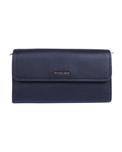 Michael Kors Blue Shoulder Bags