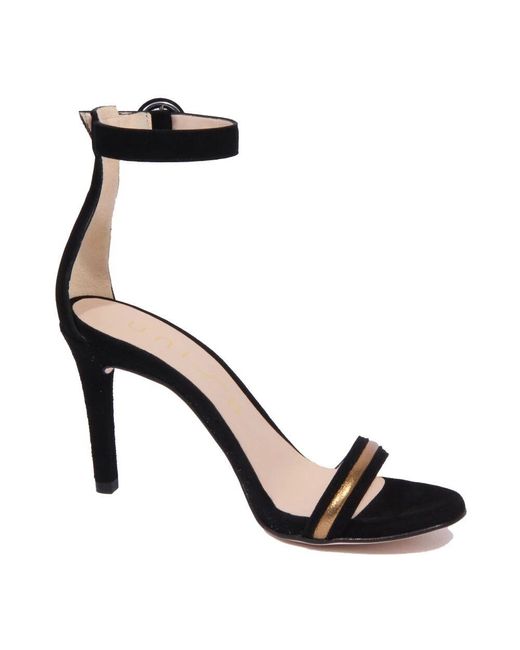 Unisa Black High Heel Sandals