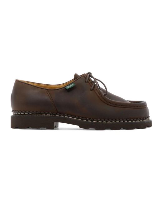 Paraboot Brown Laced Shoes for men