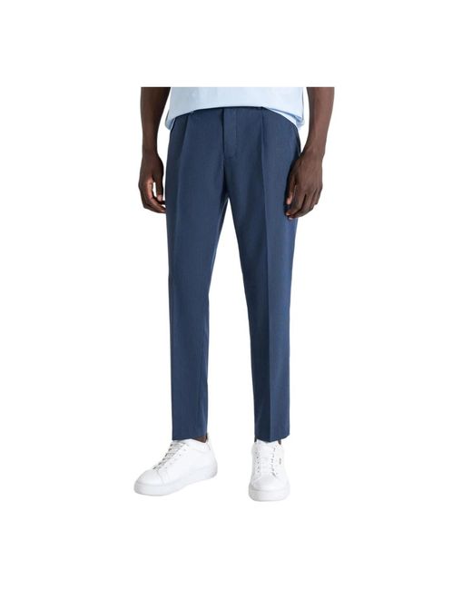 Trousers > straight trousers Antony Morato pour homme en coloris Blue