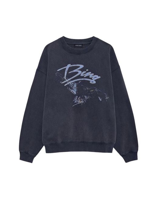 Anine Bing Blue Sweatshirts
