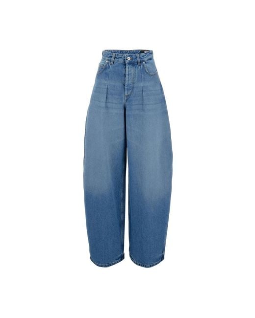Jacquemus Blue Loose-Fit Jeans