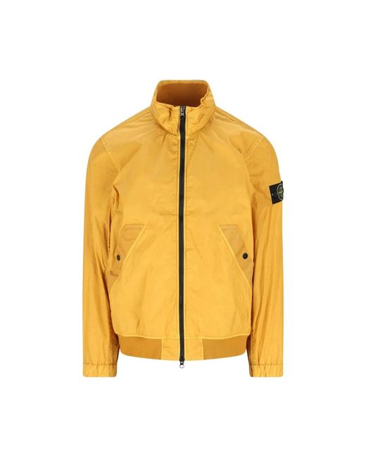 Stone Island Jassen ,Geel ,Outerwear in het Yellow voor heren
