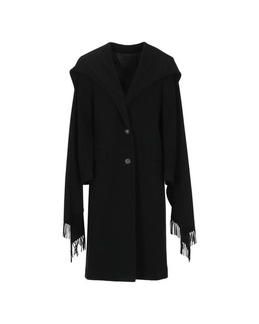 The Attico Black Single-Breasted Coats