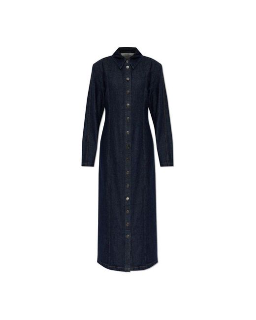 Gestuz Blue Denim kleid tilma lang