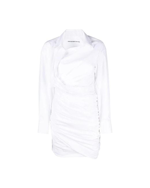 Alexander Wang Short Dresses in het White