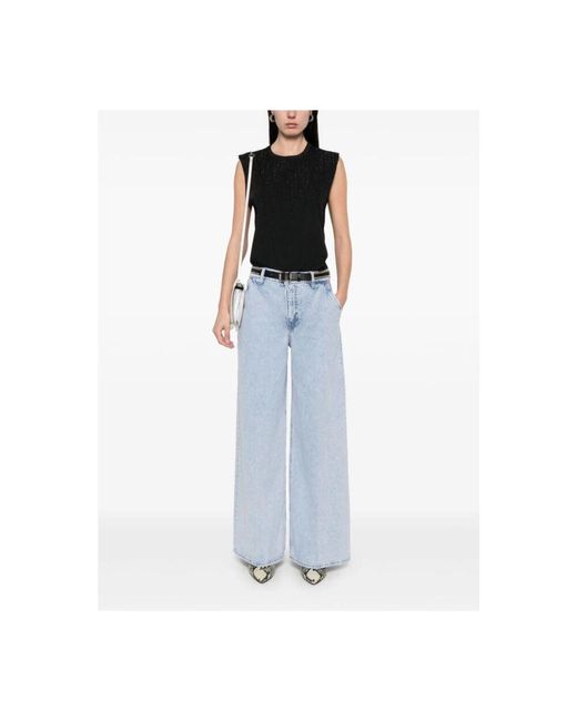 Sleeveless Tops di Golden Goose Deluxe Brand in Black