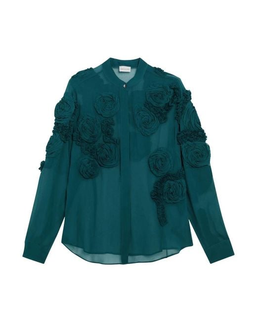 Dries Van Noten Green Shirts