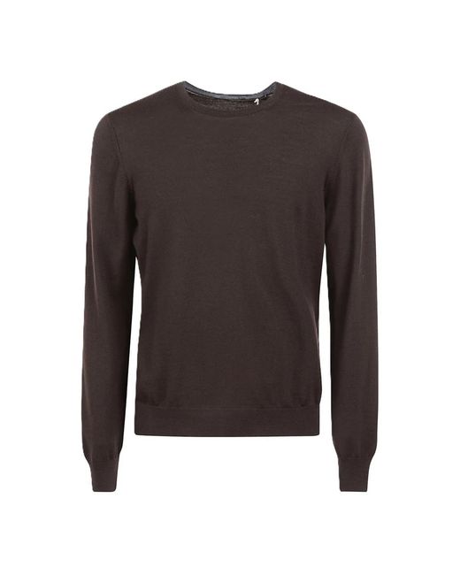 Paolo Fiorillo Brown Round-Neck Knitwear for men