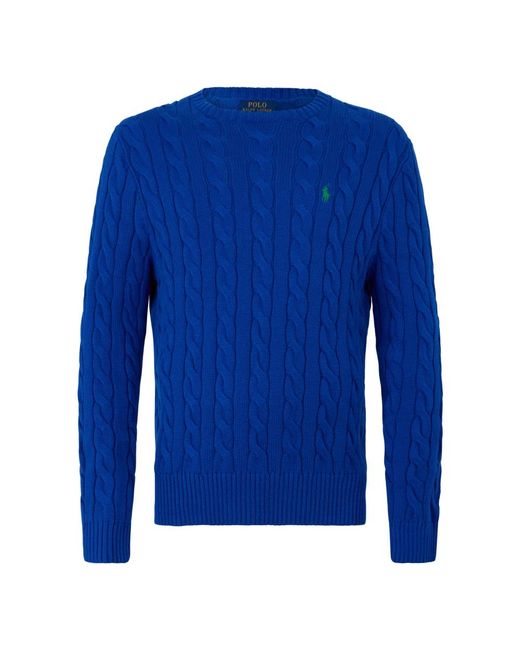 Polo Ralph Lauren Blue Round-Neck Knitwear for men