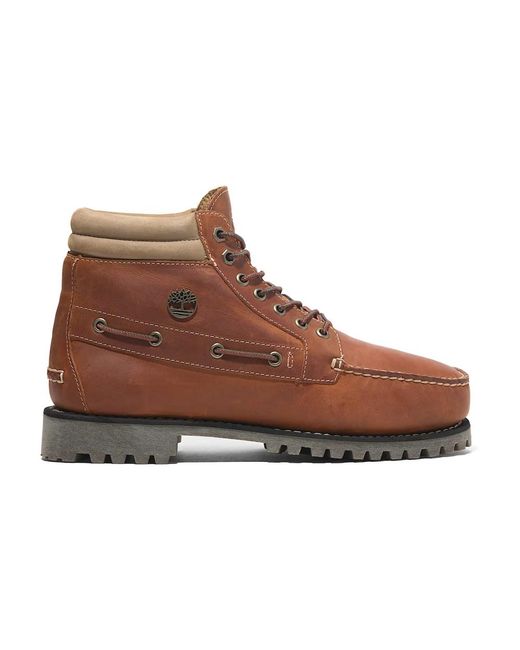 Timberland Brown Lace-Up Boots for men